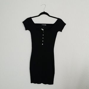 off the shoulder bodycon dress